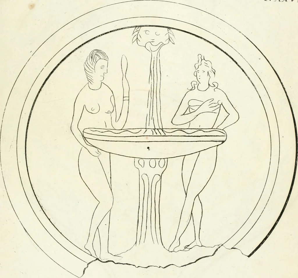 An illustration from Monumenti etruschi o di etrusco nome, 1821, leaf 530
