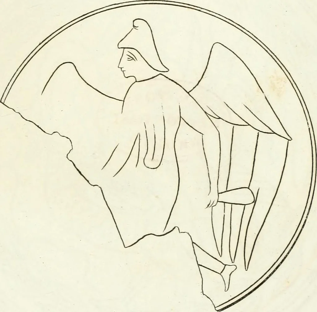 An illustration from Monumenti etruschi o di etrusco nome, 1821, leaf 538