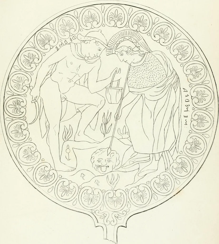 An illustration from Monumenti etruschi o di etrusco nome, 1821, leaf 552