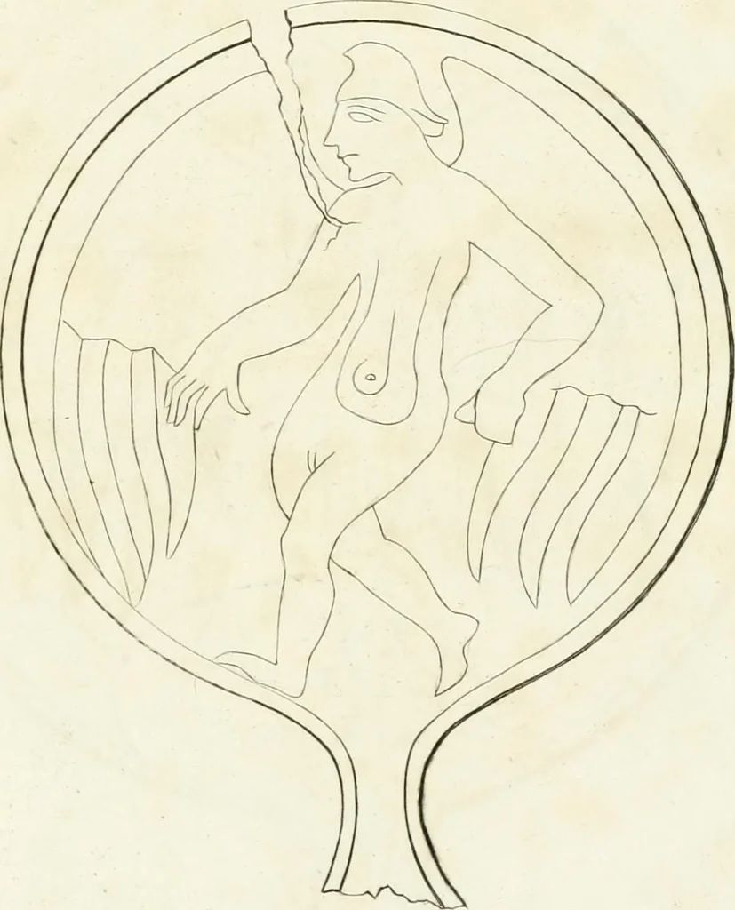 An illustration from Monumenti etruschi o di etrusco nome, 1821, leaf 556