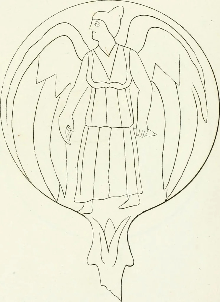 An illustration from Monumenti etruschi o di etrusco nome, 1821, leaf 564