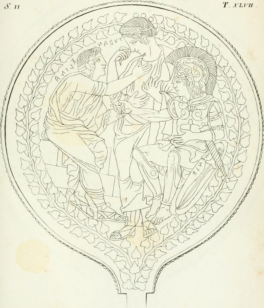 An illustration from Monumenti etruschi o di etrusco nome, 1821, leaf 316