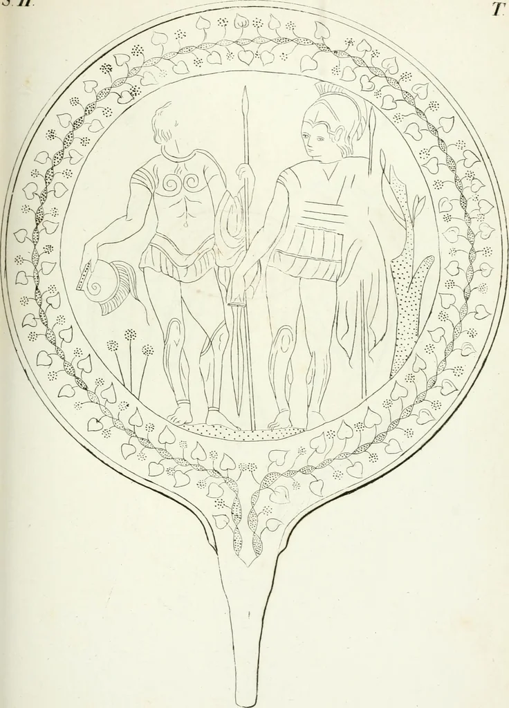 An illustration from Monumenti etruschi o di etrusco nome, 1821, leaf 324