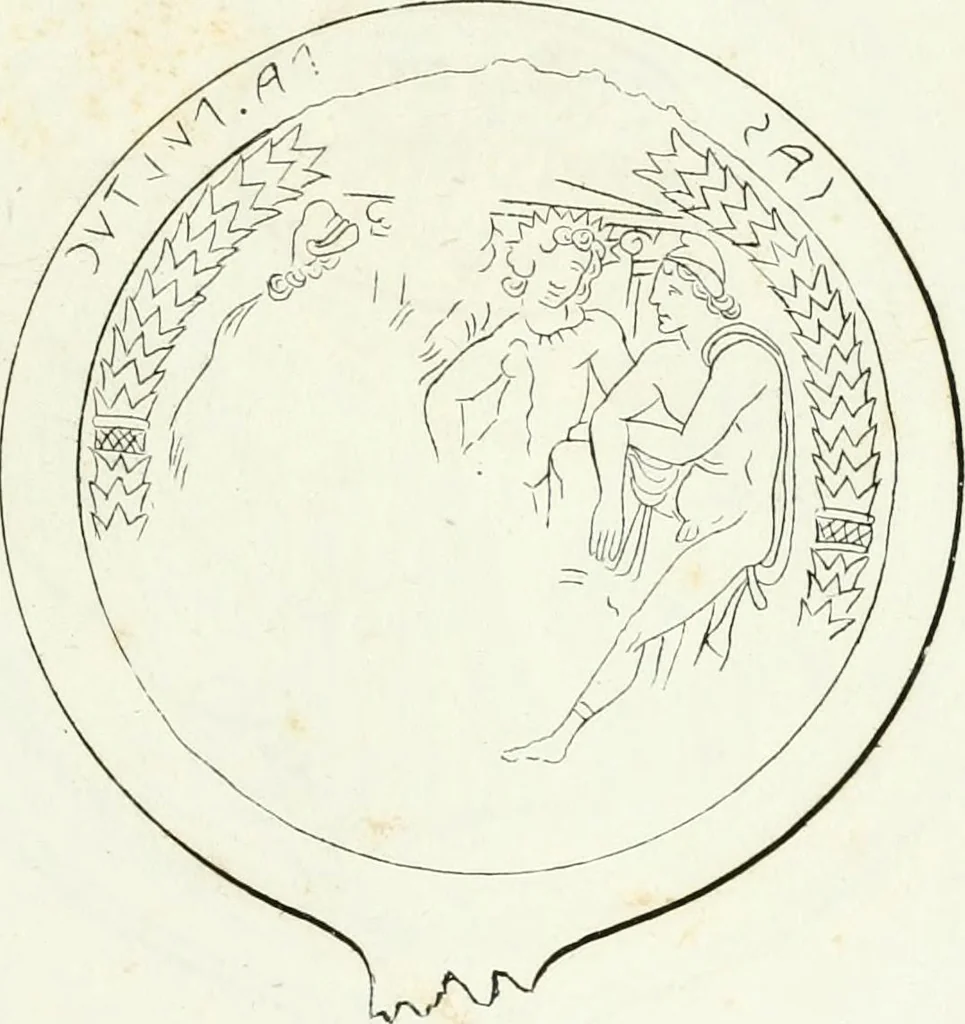 An illustration from Monumenti etruschi o di etrusco nome, 1821, leaf 330