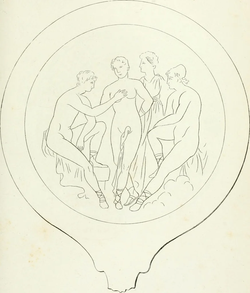 An illustration from Monumenti etruschi o di etrusco nome, 1821, leaf 342