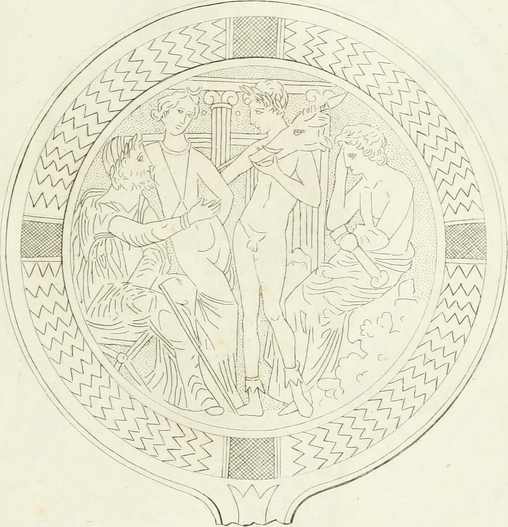 An illustration from Monumenti etruschi o di etrusco nome, 1821, leaf 344