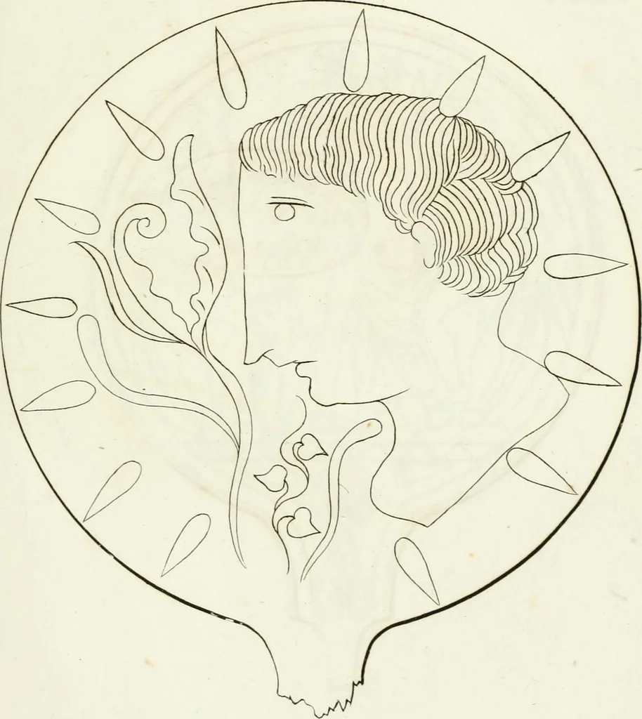 An illustration from Monumenti etruschi o di etrusco nome, 1821, leaf 348