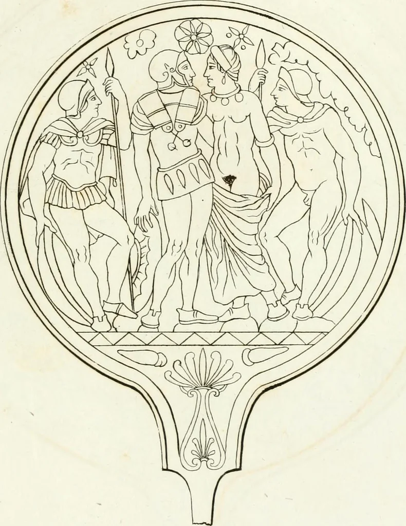 An illustration from Monumenti etruschi o di etrusco nome, 1821, leaf 350