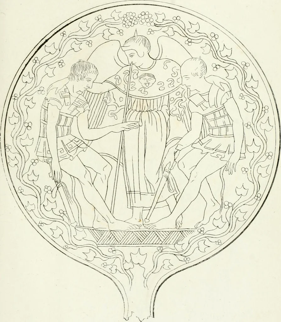 An illustration from Monumenti etruschi o di etrusco nome, 1821, leaf 352