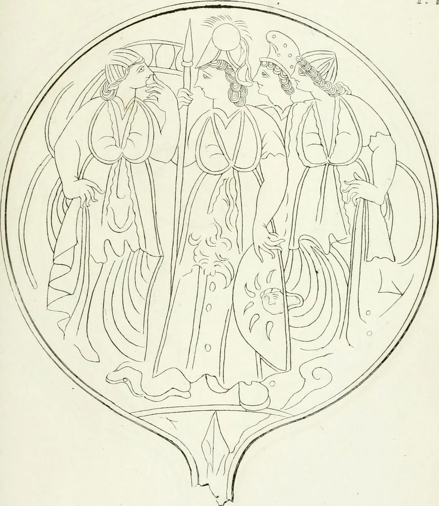 An illustration from Monumenti etruschi o di etrusco nome, 1821, leaf 354