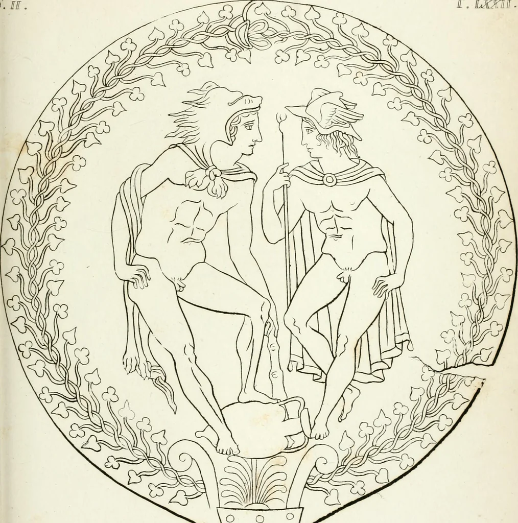 An illustration from Monumenti etruschi o di etrusco nome, 1821, leaf 366