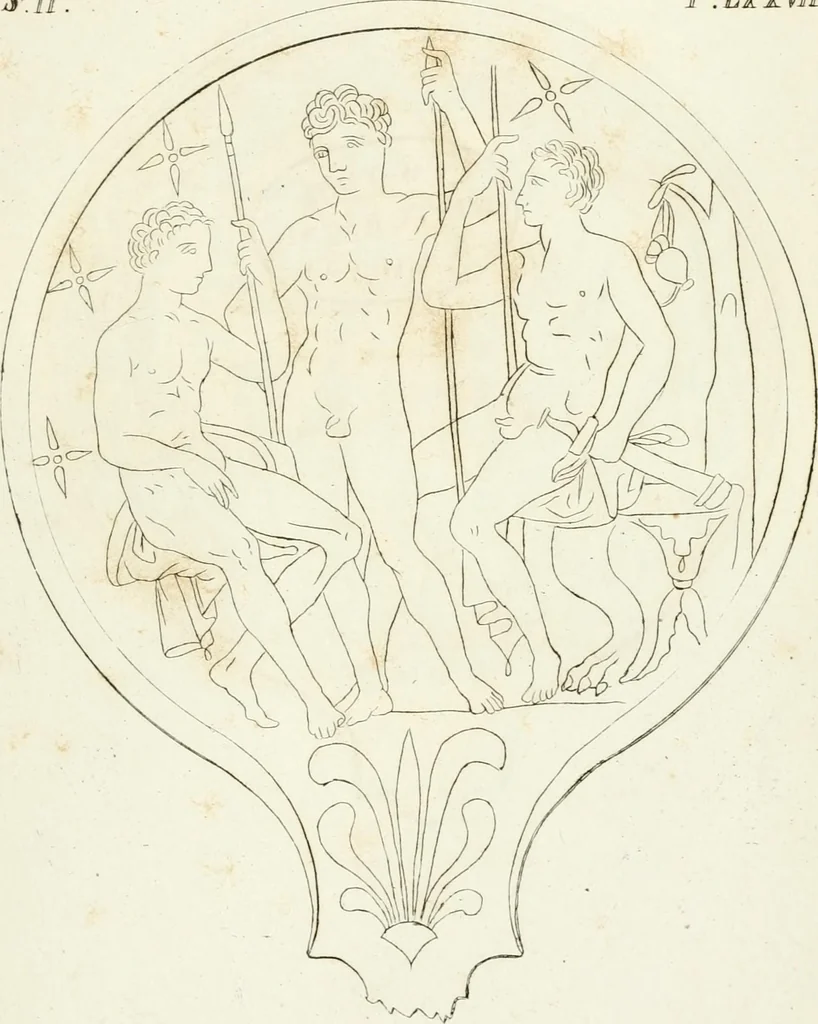 An illustration from Monumenti etruschi o di etrusco nome, 1821, leaf 376