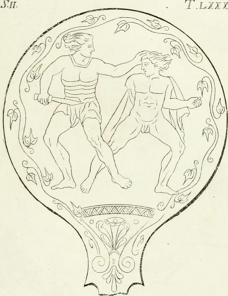 An illustration from Monumenti etruschi o di etrusco nome, 1821, leaf 382