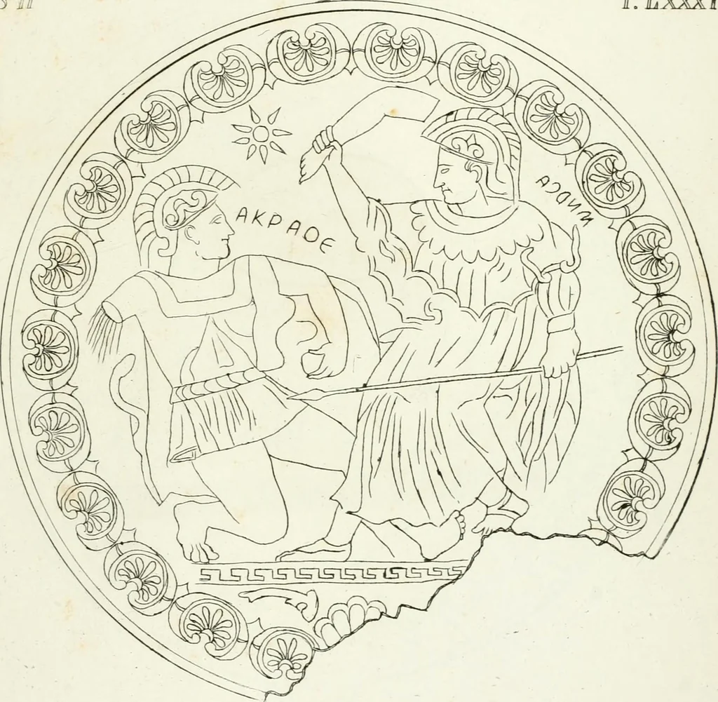 An illustration from Monumenti etruschi o di etrusco nome, 1821, leaf 384