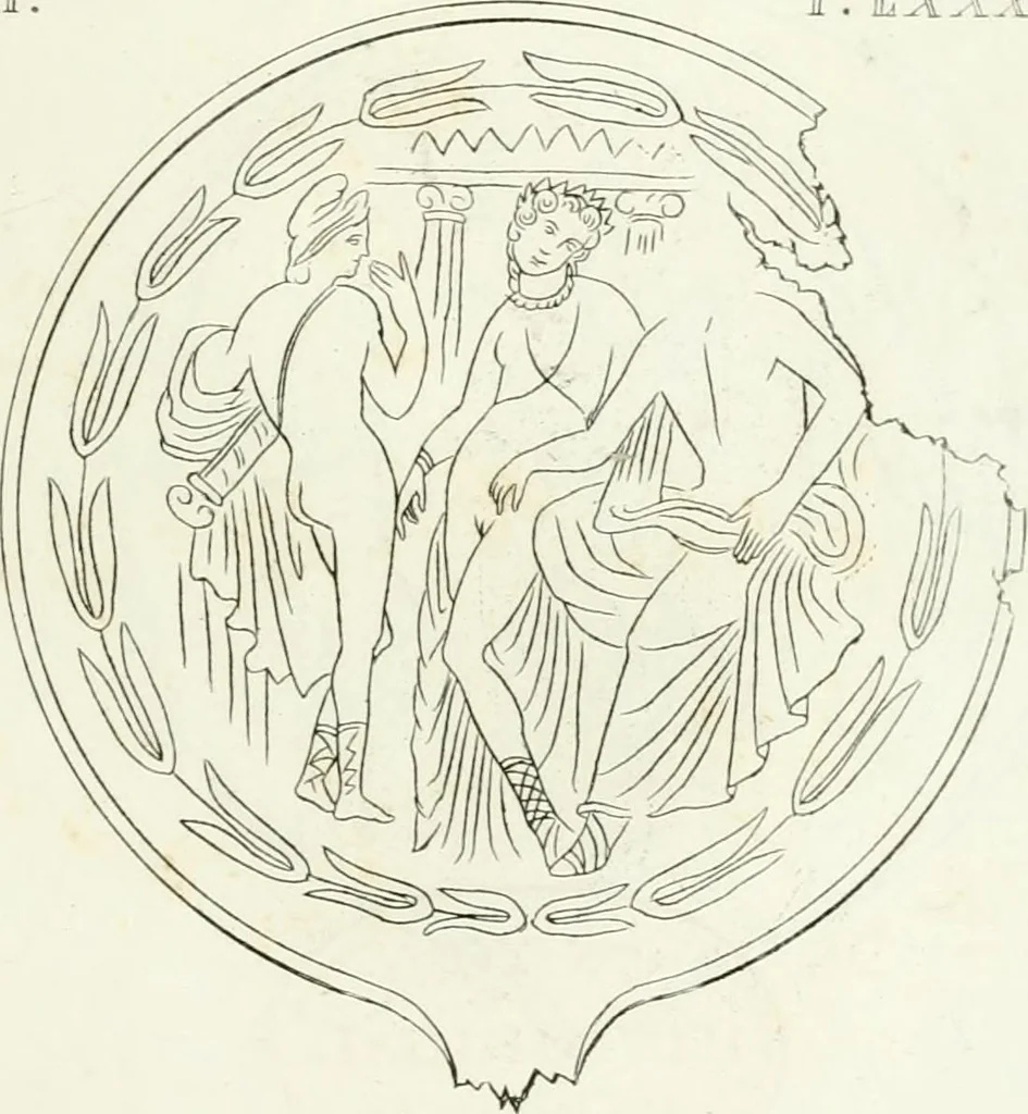 An illustration from Monumenti etruschi o di etrusco nome, 1821, leaf 390