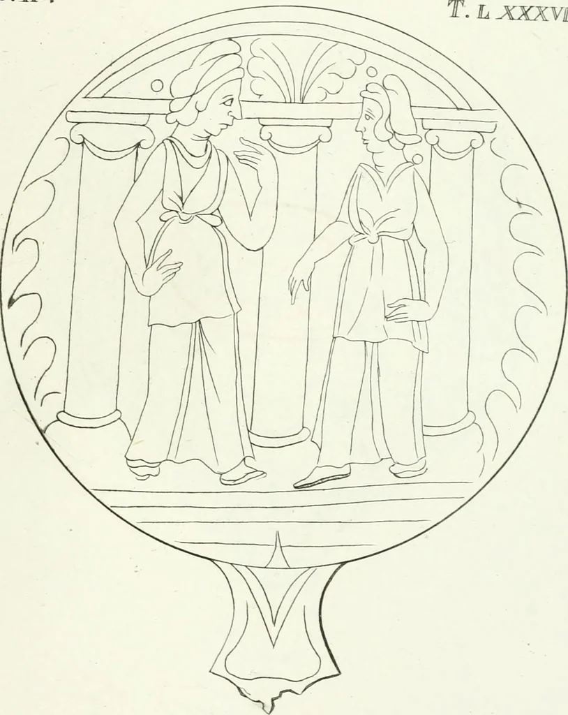 An illustration from Monumenti etruschi o di etrusco nome, 1821, leaf 396