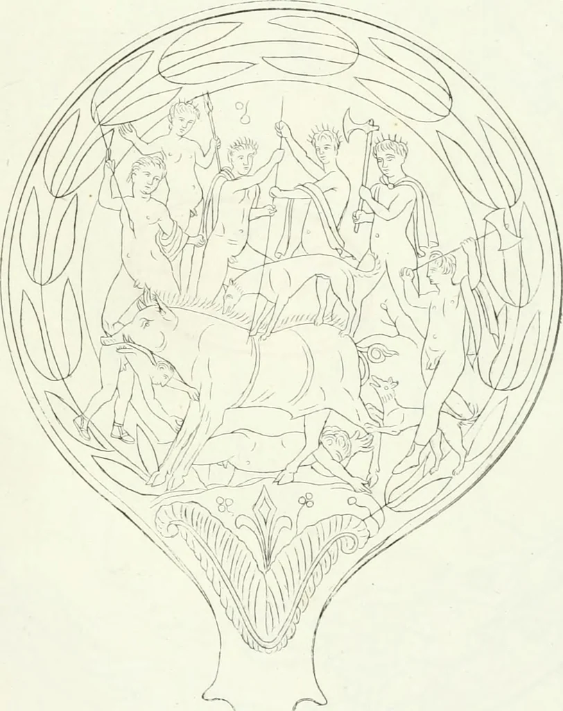 An illustration from Monumenti etruschi o di etrusco nome, 1821, leaf 398