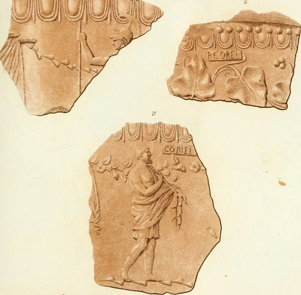 An illustration from Monumenti etruschi o di etrusco nome, 1821, leaf 532