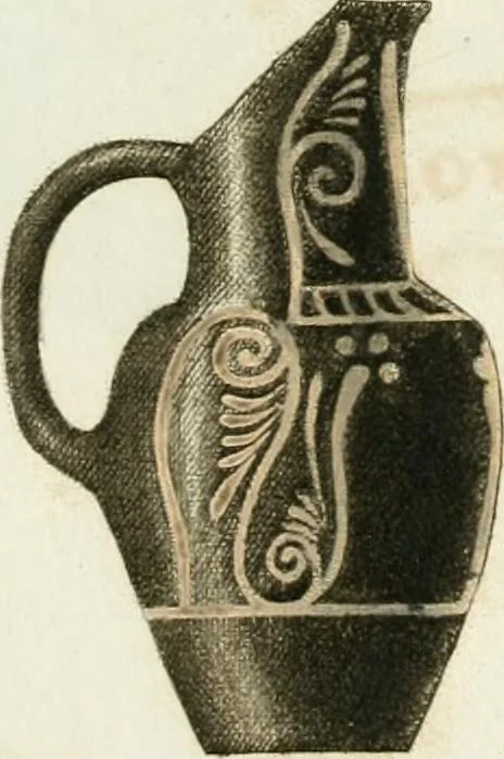 An illustration from Monumenti etruschi o di etrusco nome, 1821, leaf 536