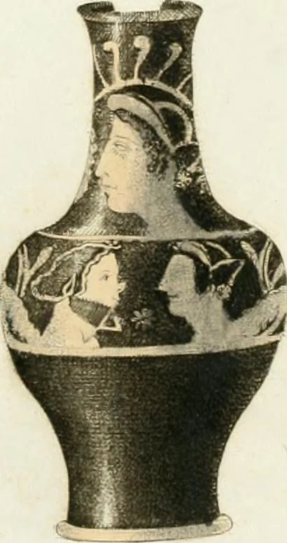 An illustration from Monumenti etruschi o di etrusco nome, 1821, leaf 536