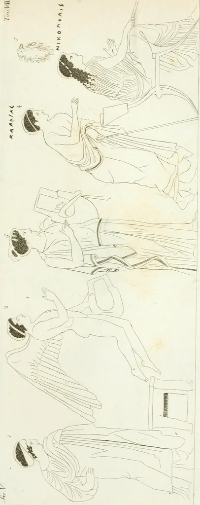 An illustration from Monumenti etruschi o di etrusco nome, 1821, leaf 544