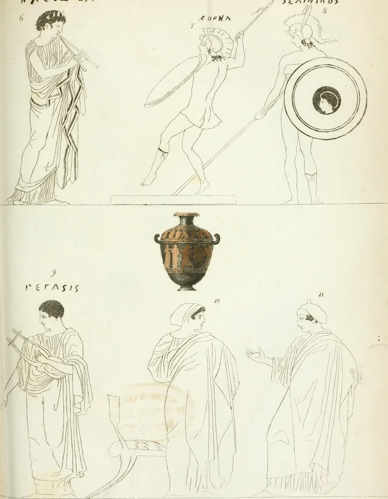 An illustration from Monumenti etruschi o di etrusco nome, 1821, leaf 546