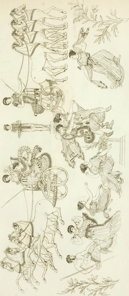 An illustration from Monumenti etruschi o di etrusco nome, 1821, leaf 552