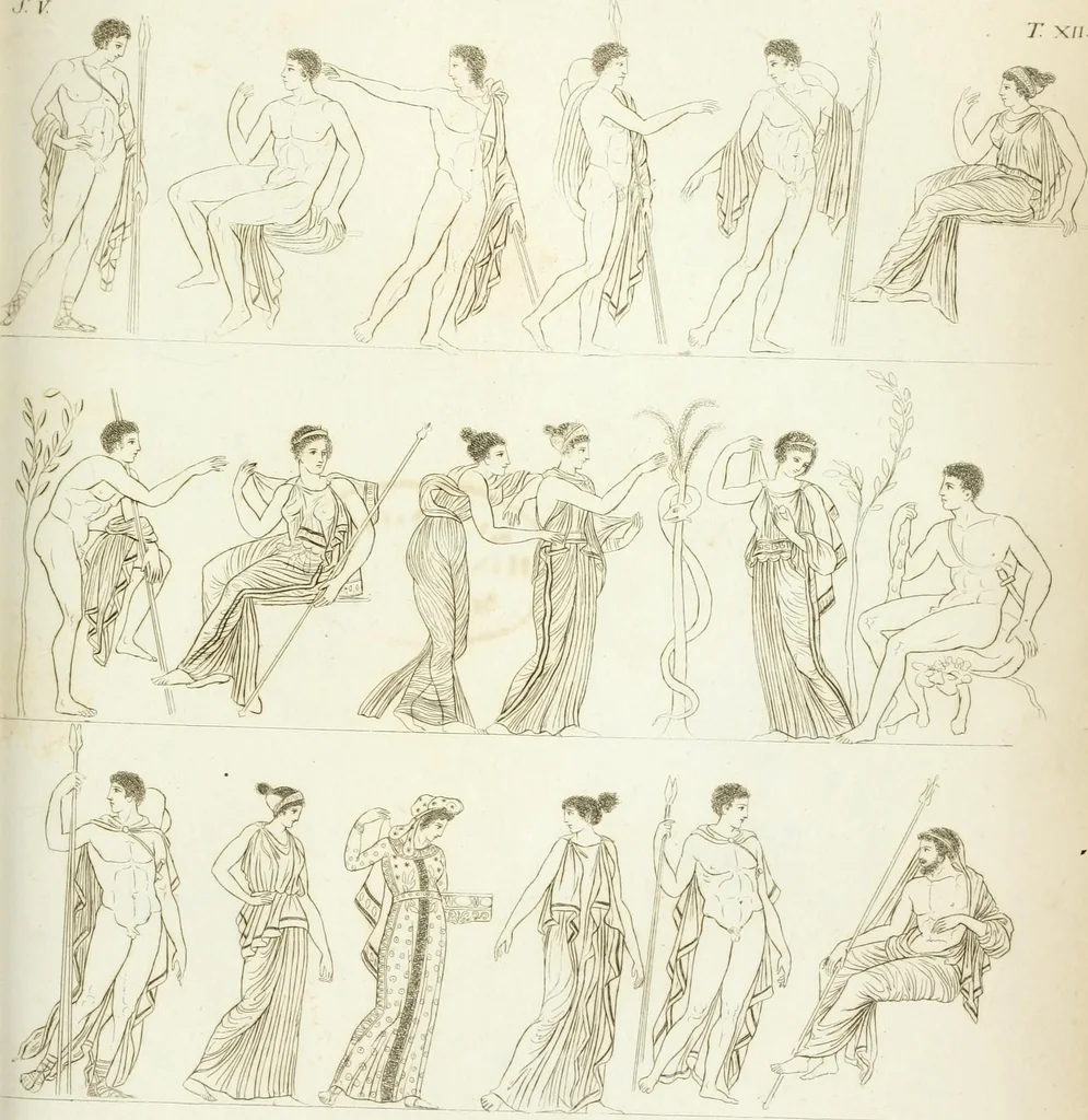 An illustration from Monumenti etruschi o di etrusco nome, 1821, leaf 554