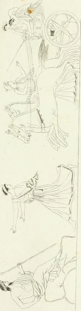 An illustration from Monumenti etruschi o di etrusco nome, 1821, leaf 556
