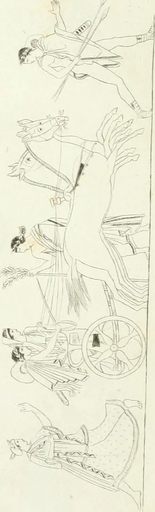 An illustration from Monumenti etruschi o di etrusco nome, 1821, leaf 556