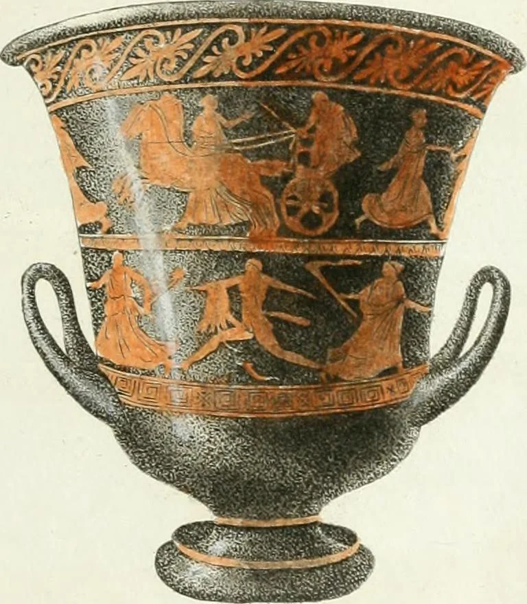 An illustration from Monumenti etruschi o di etrusco nome, 1821, leaf 558