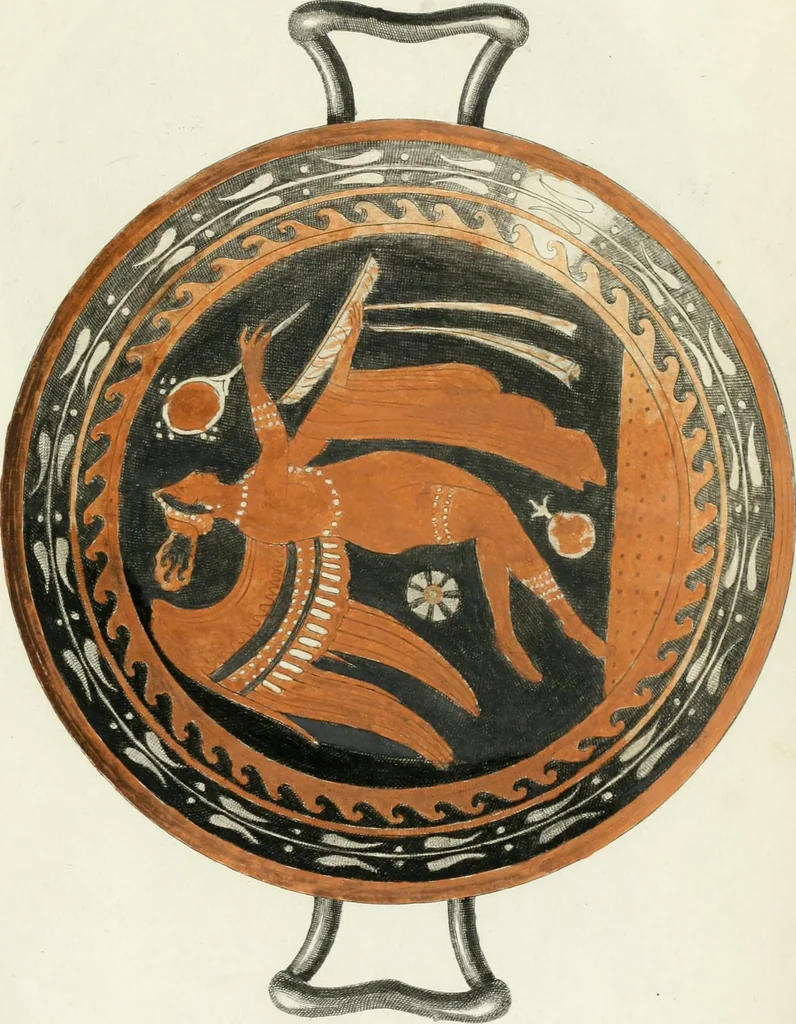 An illustration from Monumenti etruschi o di etrusco nome, 1821, leaf 574