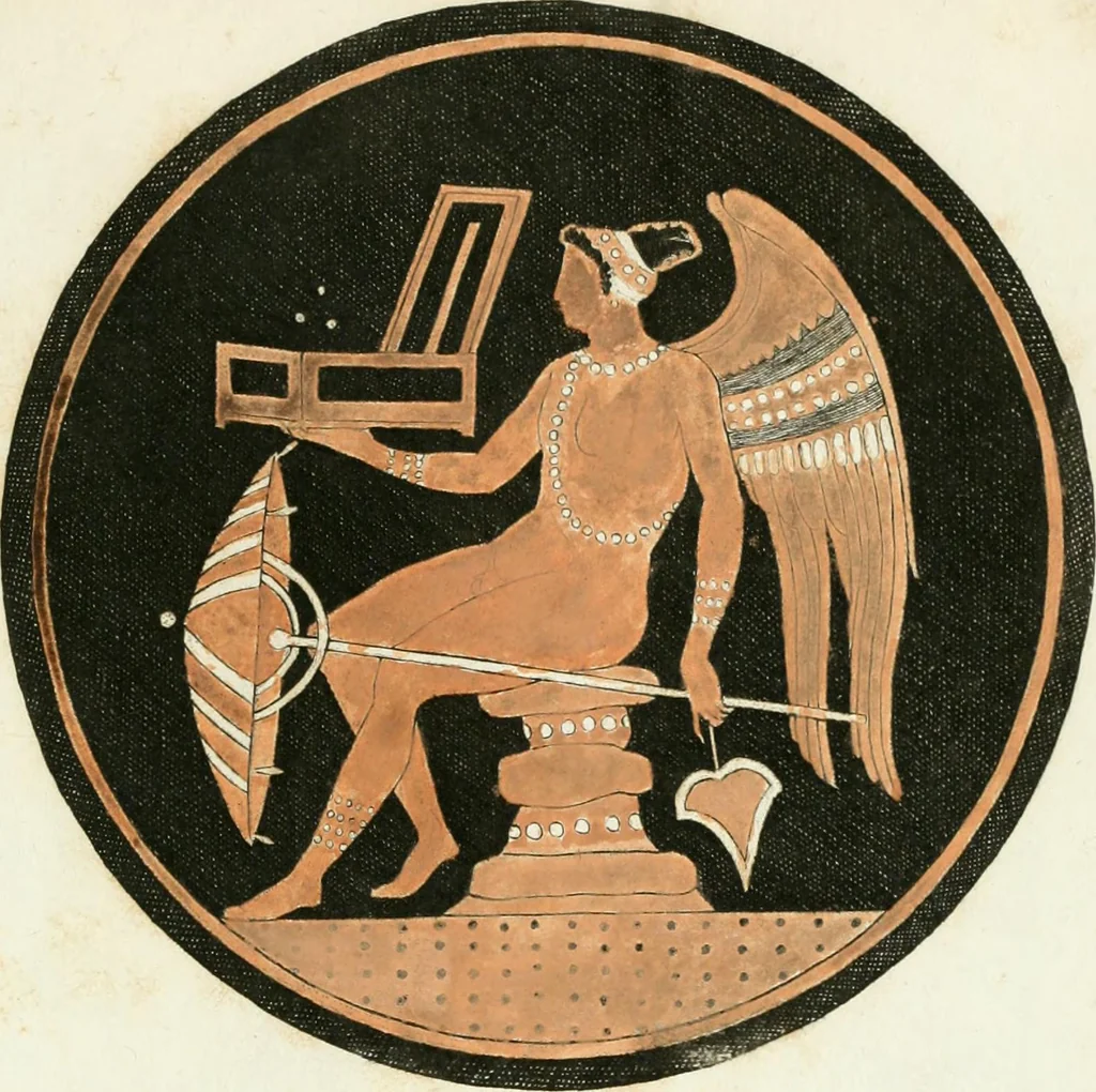 An illustration from Monumenti etruschi o di etrusco nome, 1821, leaf 576