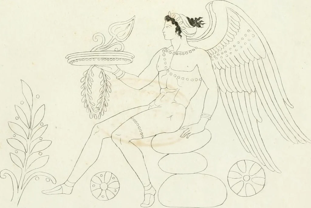 An illustration from Monumenti etruschi o di etrusco nome, 1821, leaf 576
