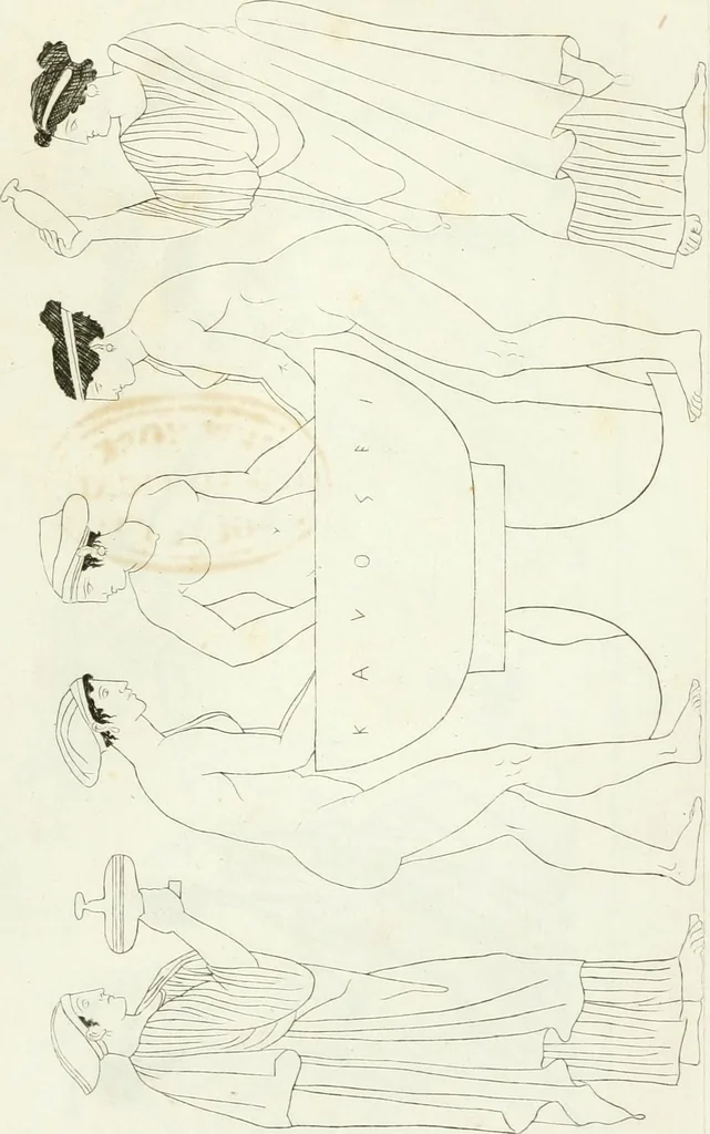 An illustration from Monumenti etruschi o di etrusco nome, 1821, leaf 580