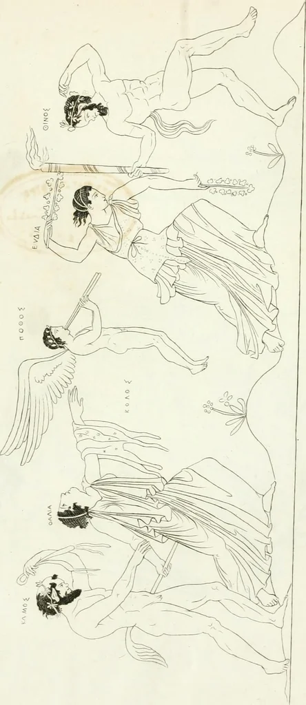 An illustration from Monumenti etruschi o di etrusco nome, 1821, leaf 582