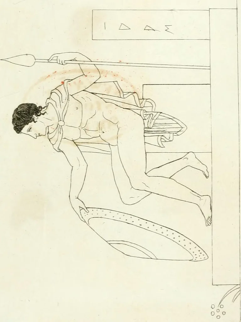 An illustration from Monumenti etruschi o di etrusco nome, 1821, leaf 592