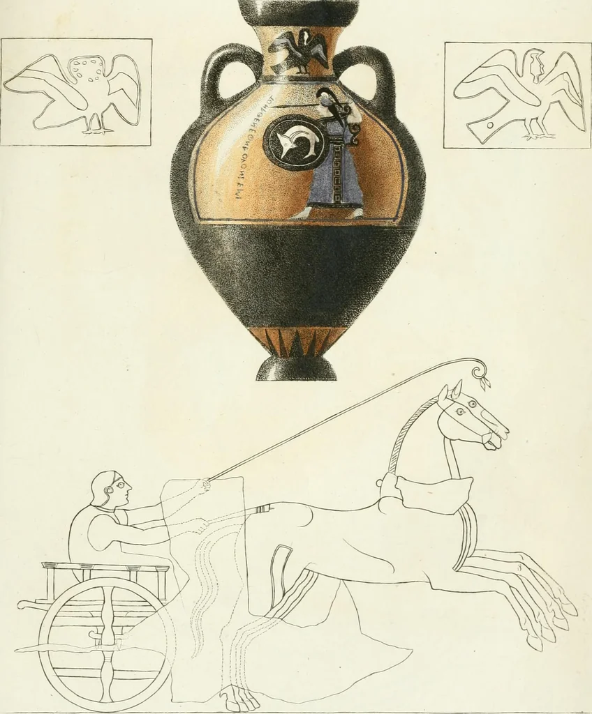 An illustration from Monumenti etruschi o di etrusco nome, 1821, leaf 598