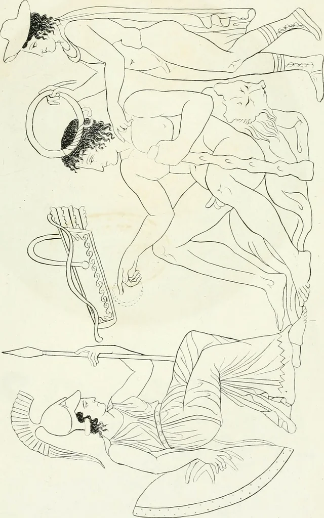 An illustration from Monumenti etruschi o di etrusco nome, 1821, leaf 600