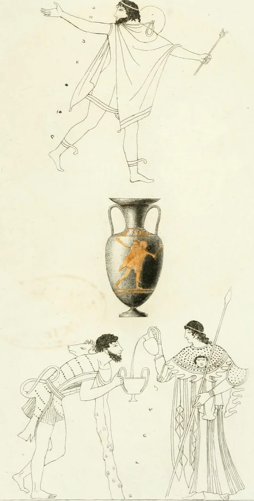 An illustration from Monumenti etruschi o di etrusco nome, 1821, leaf 604