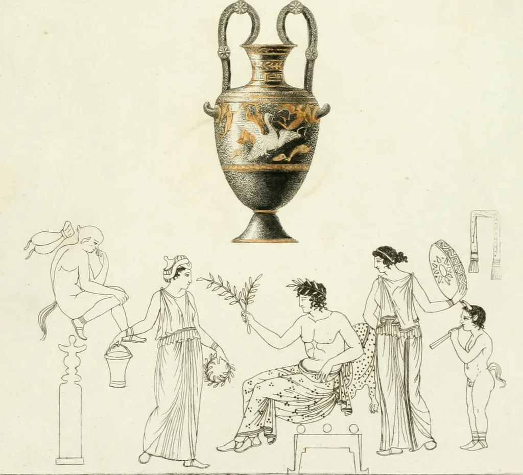 An illustration from Monumenti etruschi o di etrusco nome, 1821, leaf 606