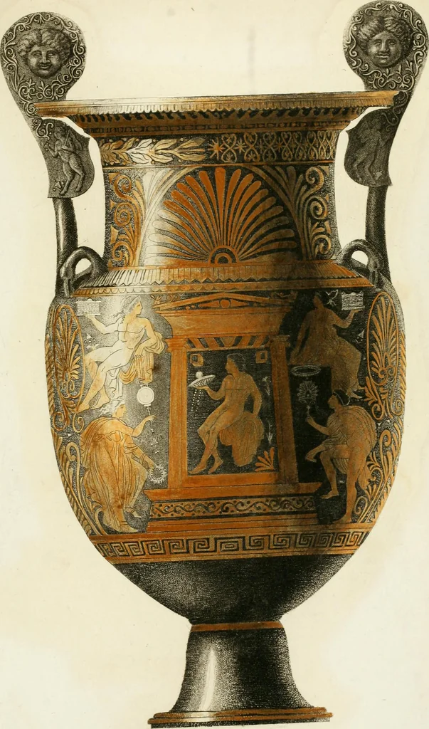 An illustration from Monumenti etruschi o di etrusco nome, 1821, leaf 610