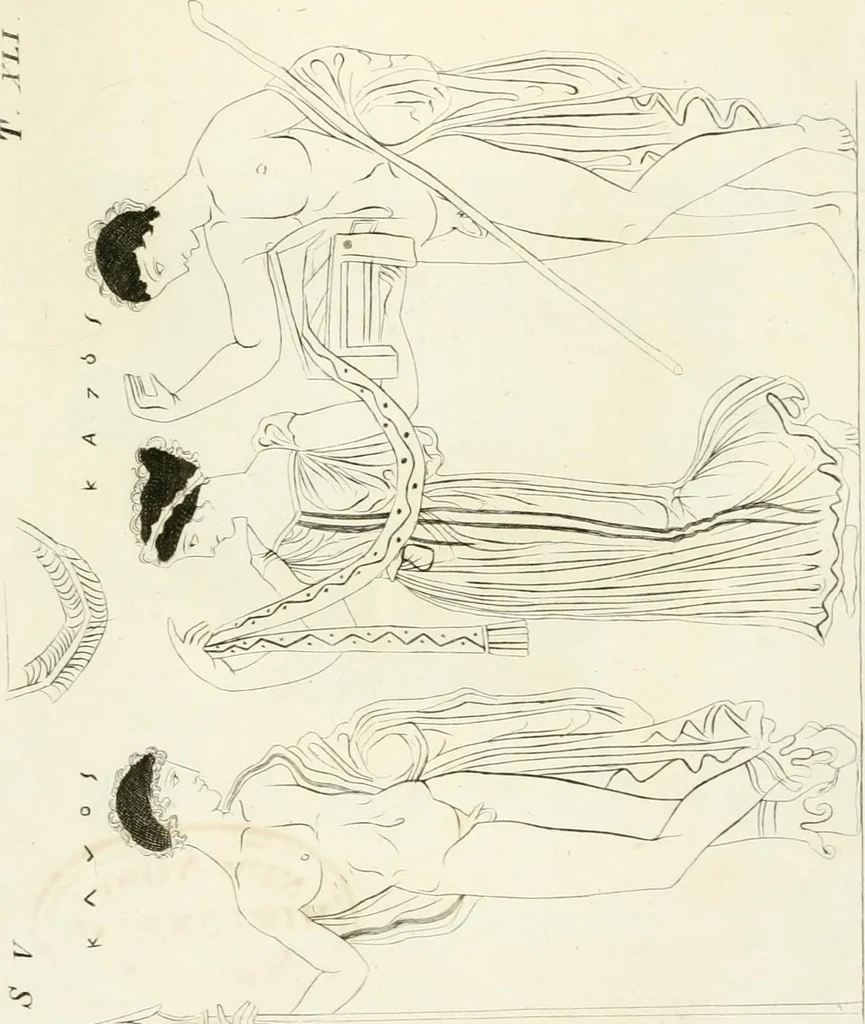 An illustration from Monumenti etruschi o di etrusco nome, 1821, leaf 612