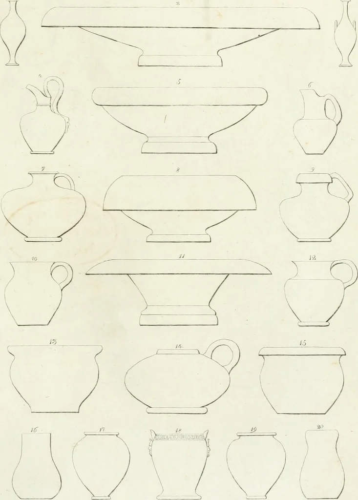 An illustration from Monumenti etruschi o di etrusco nome, 1821, leaf 172