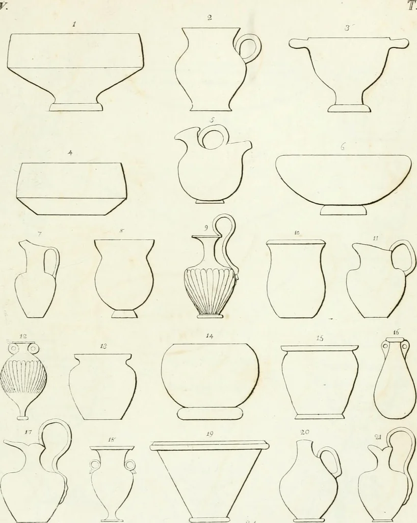 An illustration from Monumenti etruschi o di etrusco nome, 1821, leaf 176