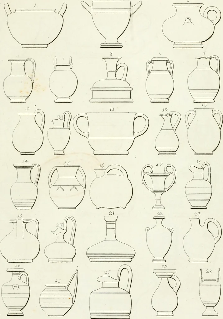 An illustration from Monumenti etruschi o di etrusco nome, 1821, leaf 182