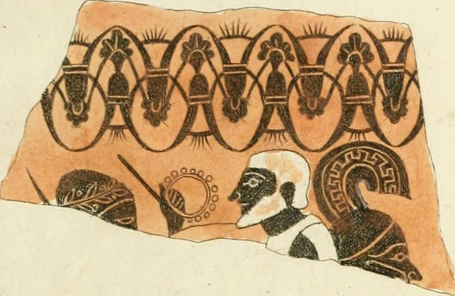An illustration from Monumenti etruschi o di etrusco nome, 1821, leaf 186