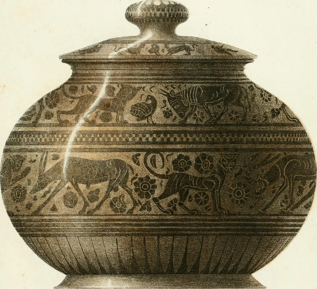 An illustration from Monumenti etruschi o di etrusco nome, 1821, leaf 192