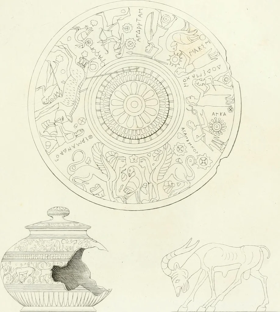 An illustration from Monumenti etruschi o di etrusco nome, 1821, leaf 194
