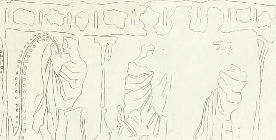 An illustration from Monumenti etruschi o di etrusco nome, 1821, leaf 200